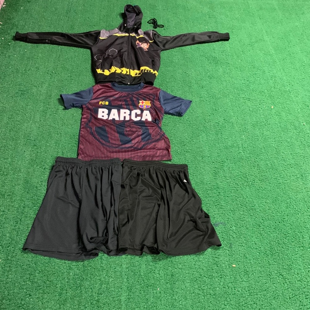 Barcelona Soccer Shirt, Soccer Shorts.